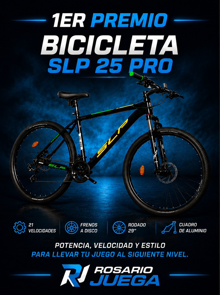 Primer premio: bicicleta SLP 25 Pro
